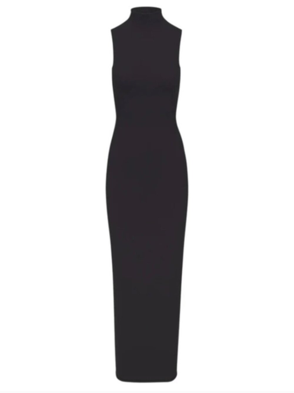 SKIMS Fits Everybody Mock Neck Sleeveless Dress